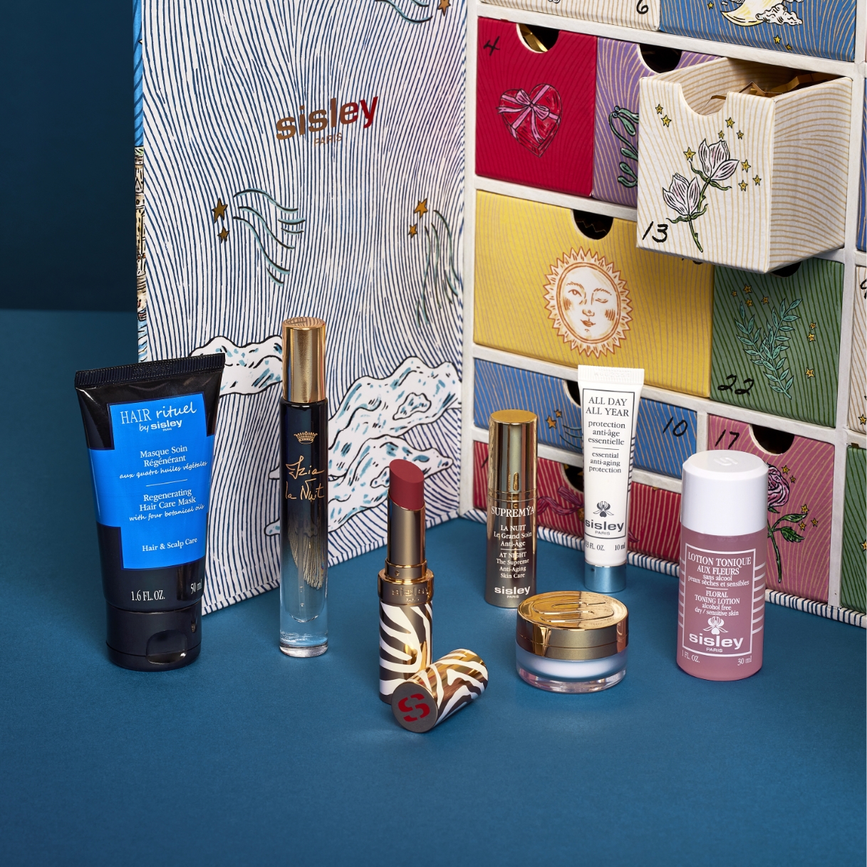 Sisley beauty advent calendar by Fee Greening - Sisley Paris